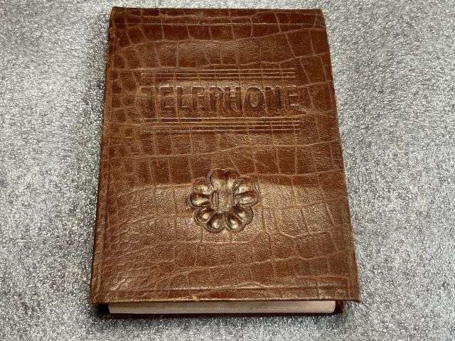 40) Good Original WW2 British Home Front? Telephone Message Pad. Complete & Dated 1944 — image 11