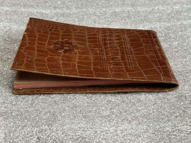 40) Good Original WW2 British Home Front? Telephone Message Pad. Complete & Dated 1944 — image 2