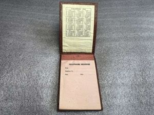 40) Good Original WW2 British Home Front? Telephone Message Pad. …