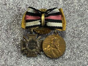 18) Lovely Original WW1 Imperial German Miniature Medal Pair With …