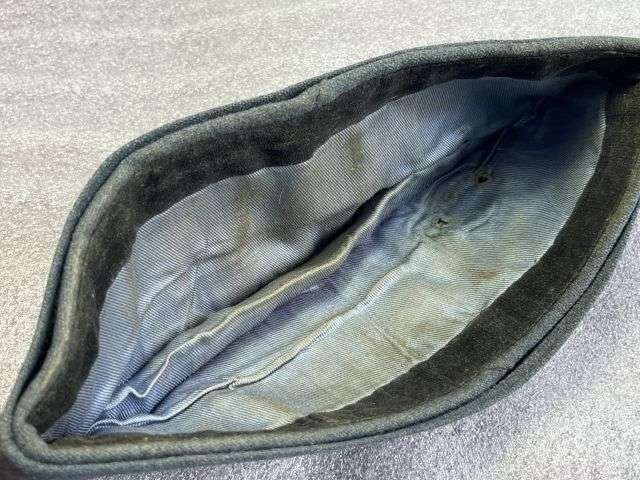 23) Good Original WW2 RAF Officers Issue Field Service Cap Size 7 ¼ — image 4