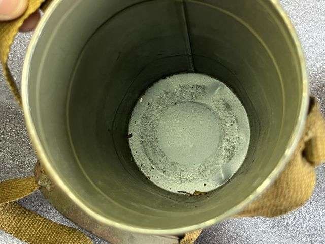 3) Excellent Original Pre WW2 French Civilian Issue TP-38 Gas Mask & Tin All Dated1938-39 — image 12