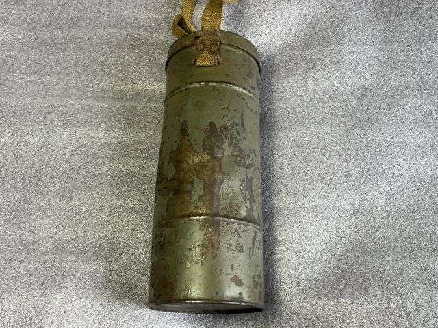 3) Excellent Original Pre WW2 French Civilian Issue TP-38 Gas Mask & Tin All Dated1938-39 — image 18