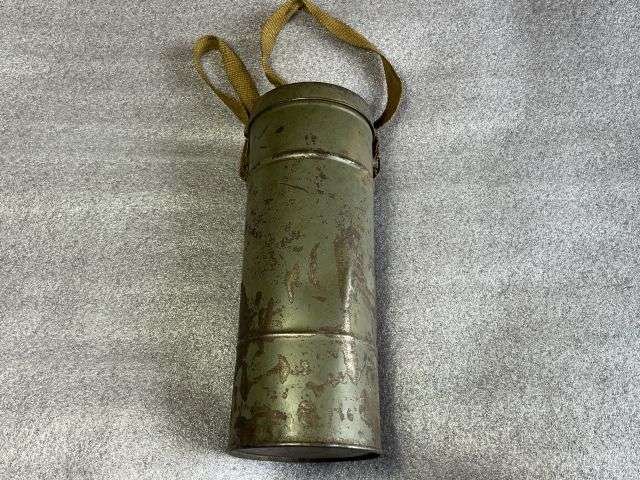 3) Excellent Original Pre WW2 French Civilian Issue TP-38 Gas Mask & Tin All Dated1938-39 — image 19