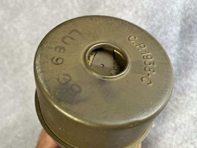 3) Excellent Original Pre WW2 French Civilian Issue TP-38 Gas Mask & Tin All Dated1938-39 — image 9