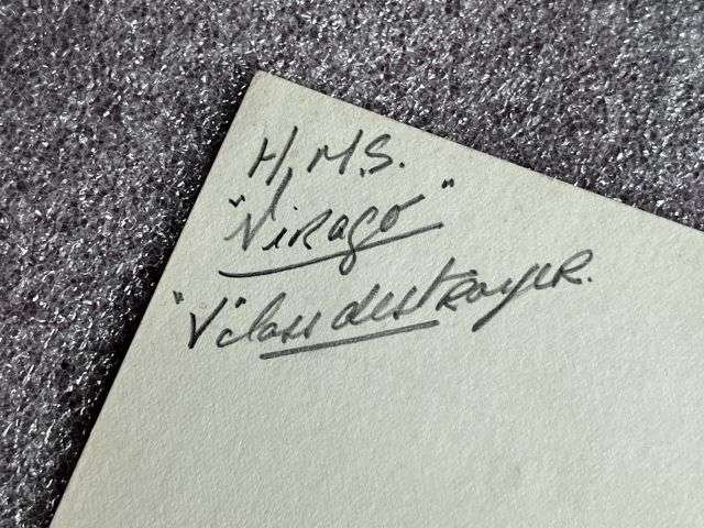 118) Interesting Original WW2 Official Photograph Of HMS Virago 1944 — image 3