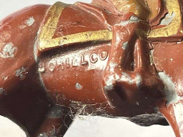 124) Set of 2 Vintage Original Lead Soldiers On Horse Back By Johillco — image 6