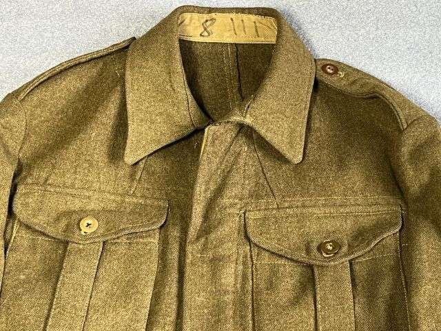 17) Good Original British Army 1946 Pattern Battledress Blouse In A Size 8 — image 11