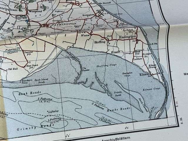 115) Good Original WW2 German Army Map of Kingston Upon Hull Operation Sealion Planned Invasion of Britain 1940 — image 4