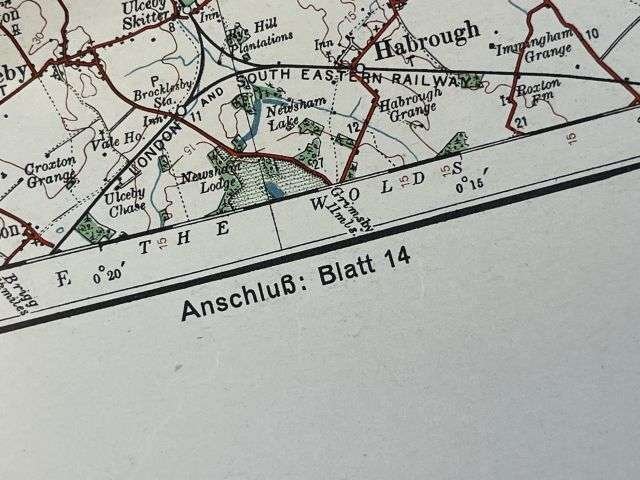 115) Good Original WW2 German Army Map of Kingston Upon Hull Operation Sealion Planned Invasion of Britain 1940 — image 8