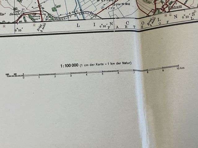 115) Good Original WW2 German Army Map of Kingston Upon Hull Operation Sealion Planned Invasion of Britain 1940 — image 9