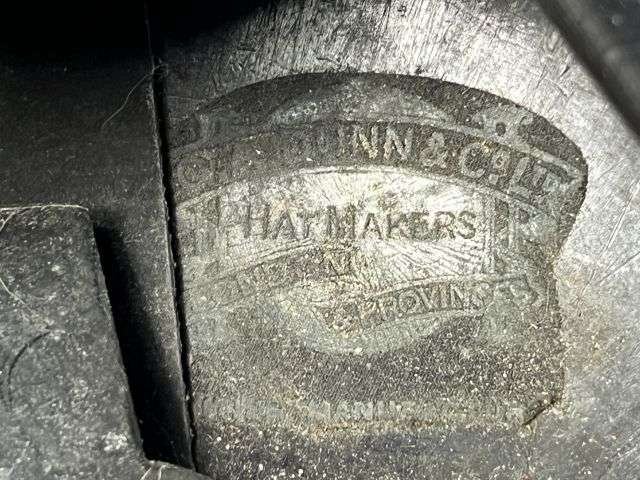 117) Very Nice WW2 British Home Front Bakelite Protective Helmet By G.A. Dunn & Co Ltd Dated 1941 — image 5