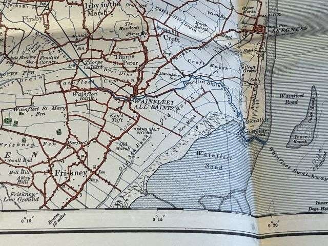 118) Good Original WW2 German Army Map of Lincoln Operation Sealion Planned Invasion of Britain 1940 — image 4