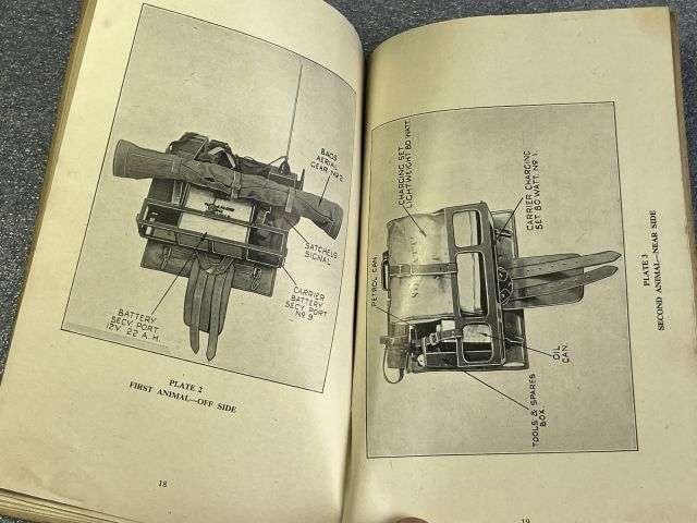 3) Original WW2 Pamphlet Wireless Stations No 62 Cars 5 CWT 4X4 Animal Pack/Man Pack Fitting & Loading Instructions 1945 — image 5