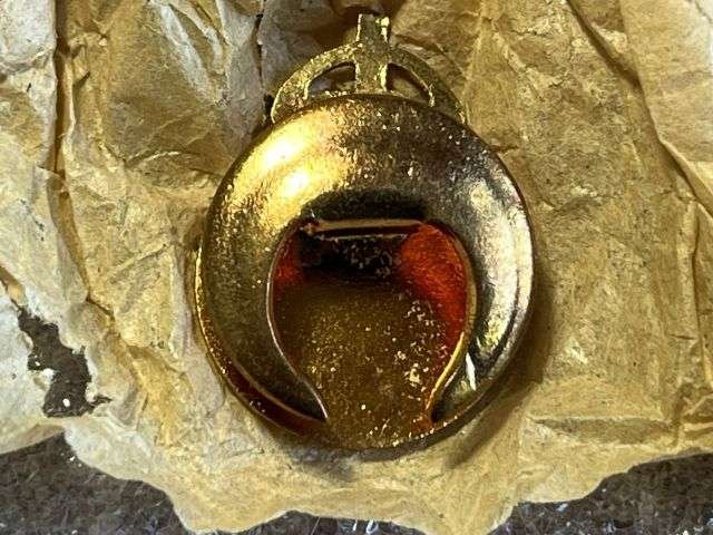 63) Mint Original Post WW2 Civil Defence Corps Enamel Lapel Badge & Issue Box — image 2