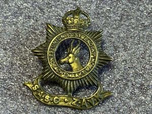 76) Original WW1 South African Service Corps SASC Cap Badge