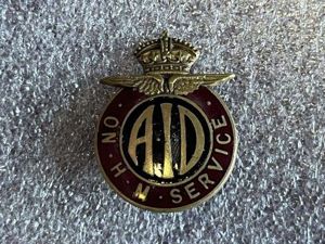78) Nice Original WW2 RAF AID On H.M. Service Aeronautical …