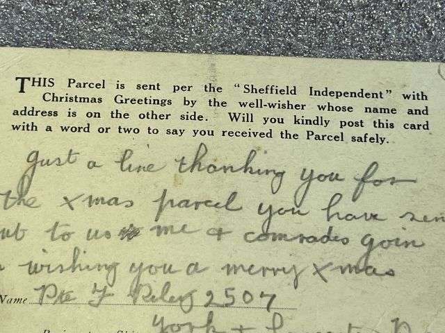 81) Original WW1 British Embroidered Silk Post Card To Our Dear Son — image 3