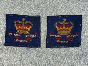 38) Excellent Clean Original Post 1952 British Commonwealth Forces Cloth …