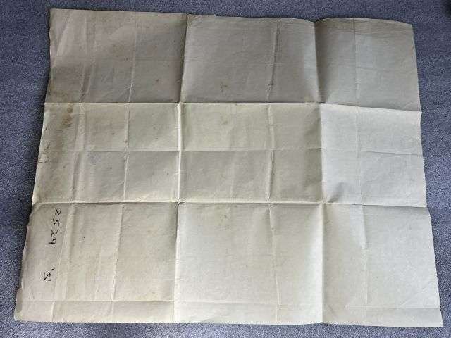 39) Good Original WW2 British Army Final Push Emergency Map Potrau Germany 3rd April 1945 — image 3