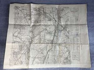 39) Good Original WW2 British Army Final Push Emergency Map …