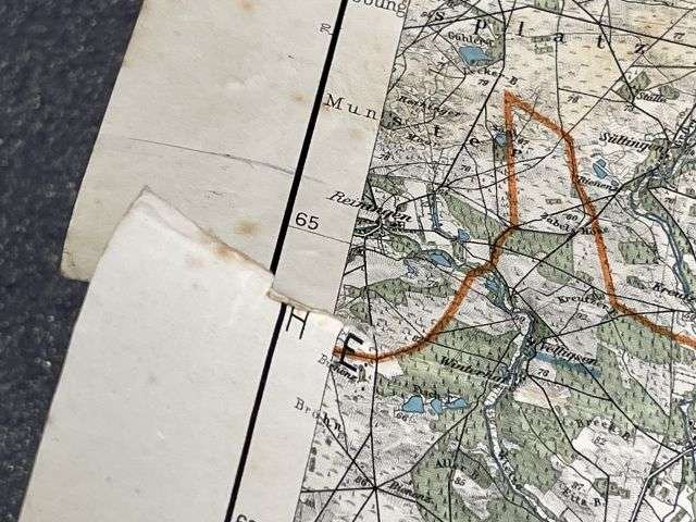 41) Good Original Pre WW2 German Map Kreis Uelzen Showing Youth Hostels Dated 1934 HJ? — image 5