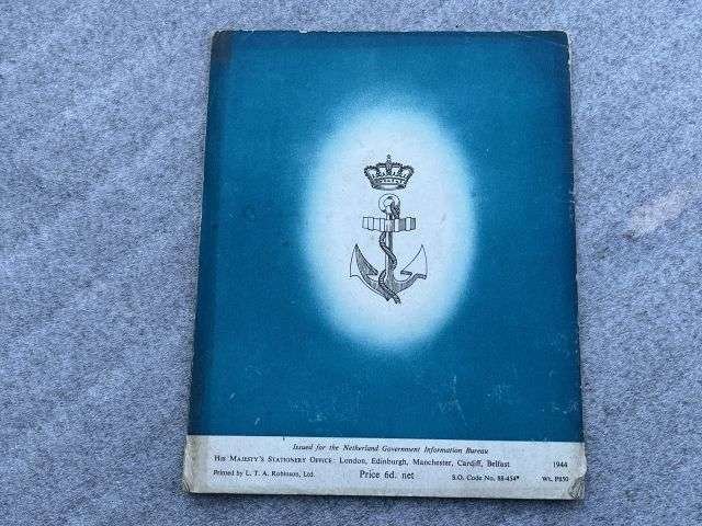 49) Tatty Original WW2 HMSO Booklet Queen Wilhelmina's Navy. Royal Dutch Navy 1944 — image 3