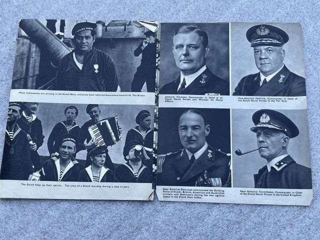 49) Tatty Original WW2 HMSO Booklet Queen Wilhelmina's Navy. Royal Dutch Navy 1944 — image 4