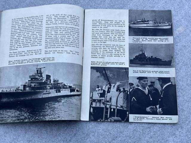 49) Tatty Original WW2 HMSO Booklet Queen Wilhelmina's Navy. Royal Dutch Navy 1944 — image 5