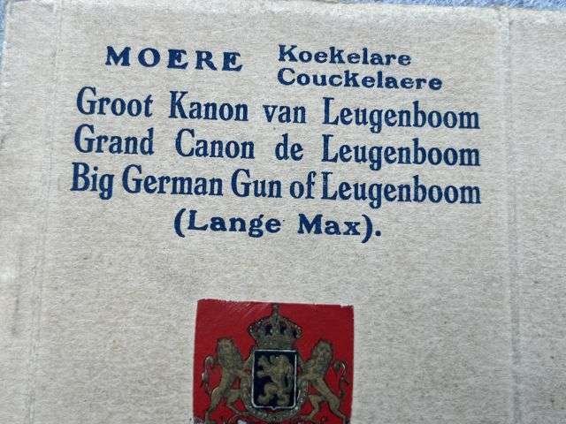 52) Interesting Original WW1 Postcard Set German Gun Belgium War Site. Only Part Full. — image 11