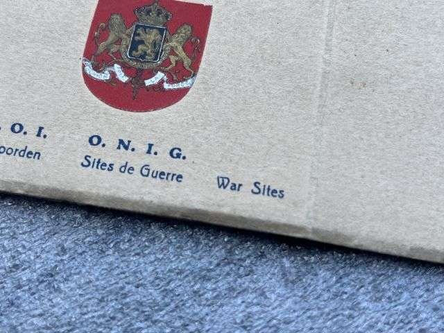 52) Interesting Original WW1 Postcard Set German Gun Belgium War Site. Only Part Full. — image 12