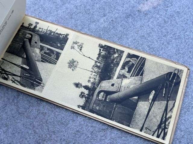 52) Interesting Original WW1 Postcard Set German Gun Belgium War Site. Only Part Full. — image 5
