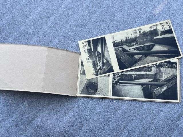 52) Interesting Original WW1 Postcard Set German Gun Belgium War Site. Only Part Full. — image 7
