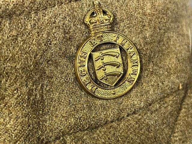 20) Very Nice Original Early WW2 1922 Pattern Service Dress Jacket To The Essex Yeomanry. Large Size 14 Dated Mid 1930s — image 11