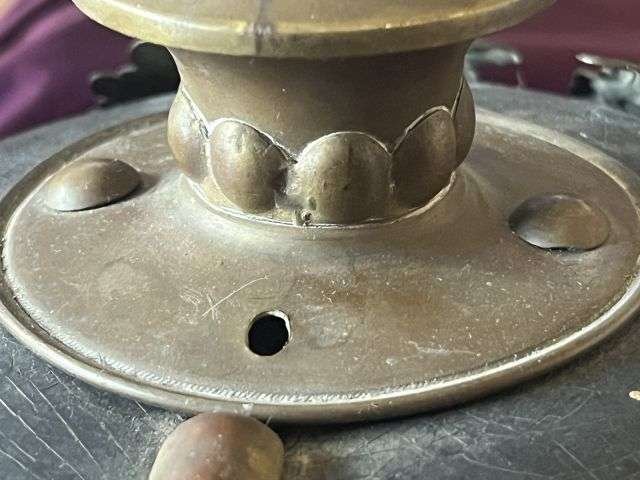 23) Excellent Original Early WW1 Imperial German Army NCOs Leather Pickelhaube In An Unusually Large Size 7 1/4 — image 24