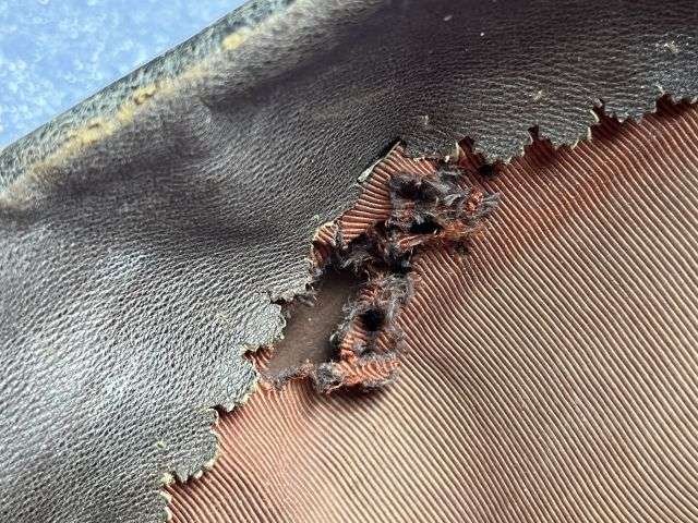 23) Excellent Original Early WW1 Imperial German Army NCOs Leather Pickelhaube In An Unusually Large Size 7 1/4 — image 5