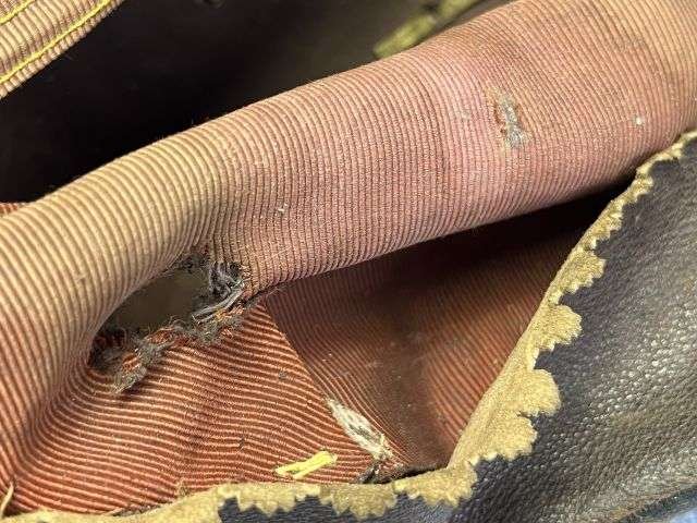 23) Excellent Original Early WW1 Imperial German Army NCOs Leather Pickelhaube In An Unusually Large Size 7 1/4 — image 6