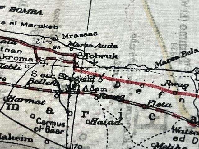 26) Original Early WW2 RAF Silk/Rayon Escape Map K1/K2 Central Africa, North Africa, Sicily, Greece, Crete Etc — image 7