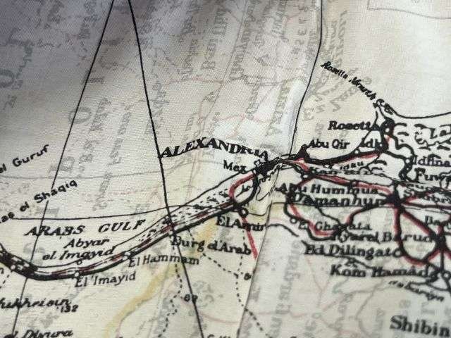 26) Original Early WW2 RAF Silk/Rayon Escape Map K1/K2 Central Africa, North Africa, Sicily, Greece, Crete Etc — image 8