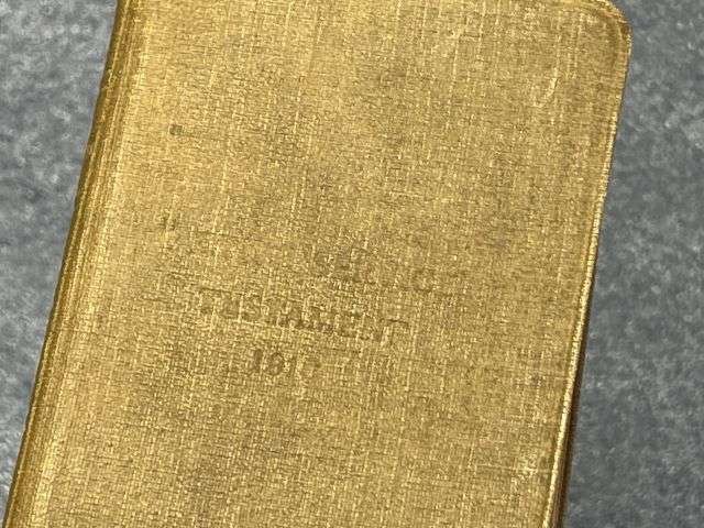 31) Excellent Original WW1 British Military Active Service Testament 1916 & Tatty Version Missing 1 Page Dated 1918 — image 14