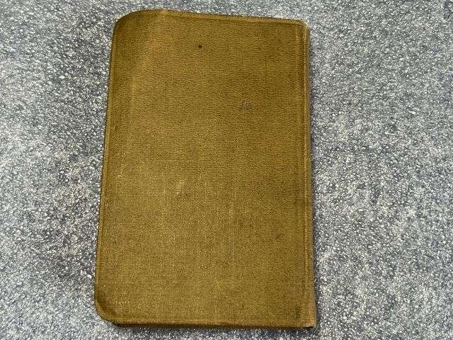 31) Excellent Original WW1 British Military Active Service Testament 1916 & Tatty Version Missing 1 Page Dated 1918 — image 8