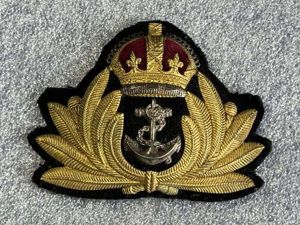 32) Lovely Clean Original WW2 Royal Navy Officers Guilt Metal …