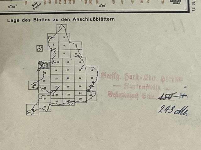 67) Good Original WW2 German Army Map of Caernarvon Operation Sealion Planned Invasion of Britain 1940 — image 4