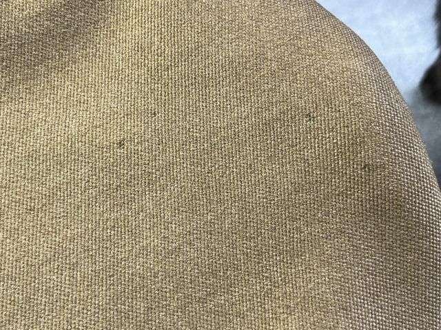 70) Good Original 1950s British Army Officers Peaked Cap In a Good Size 7 1/4 But Showing Some Moth Damage — image 3