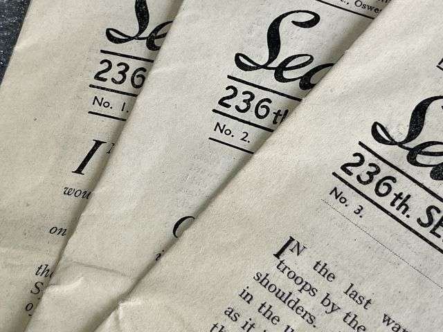 75) Original Early WW2 Searchlight Bulletin Magazines 236th Searchlight Training Regiment RA. Issue No 1, 2 & 3 All April 1941 — image 11