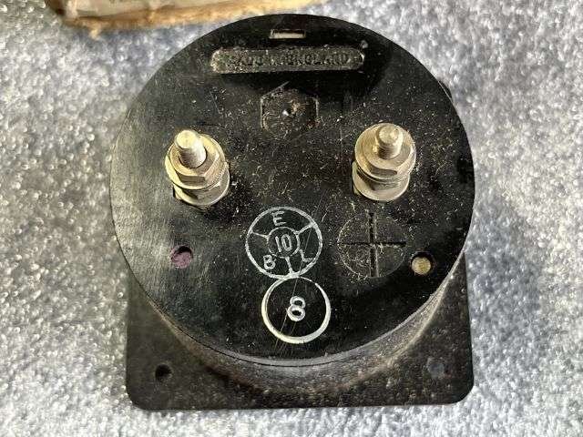 78) Original Boxed British Army Ammeter Moving Coil Type Amperes Gauge 1944 — image 3