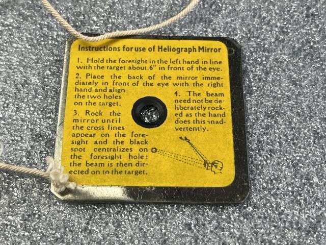 48) Excellent Clean Original WW2 RAF 1941 Pat Emergency Heliograph in Issue Pouch — image 6