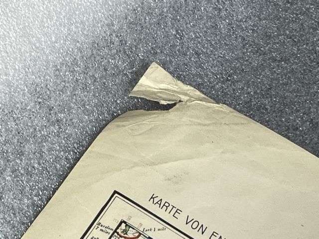 62) Good Original WW2 German Army Map of Nottingham Operation Sealion Planned Invasion of Britain 1940 — image 12