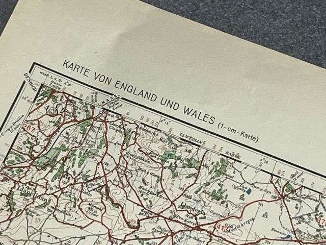 63) Good Original WW2 German Army Map of Stoke-On-Trent Operation Sealion Planned Invasion of Britain 1940 — image 11
