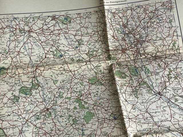 63) Good Original WW2 German Army Map of Stoke-On-Trent Operation Sealion Planned Invasion of Britain 1940 — image 2